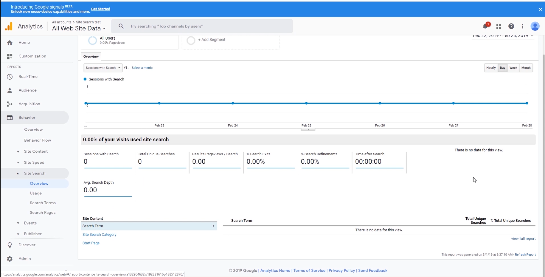 Site-Search-Dashboard